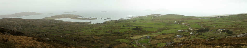 Farmlands and the Ocean